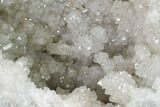 Keokuk Quartz Geode with Calcite & Pyrite Crystals - Missouri #144765-2